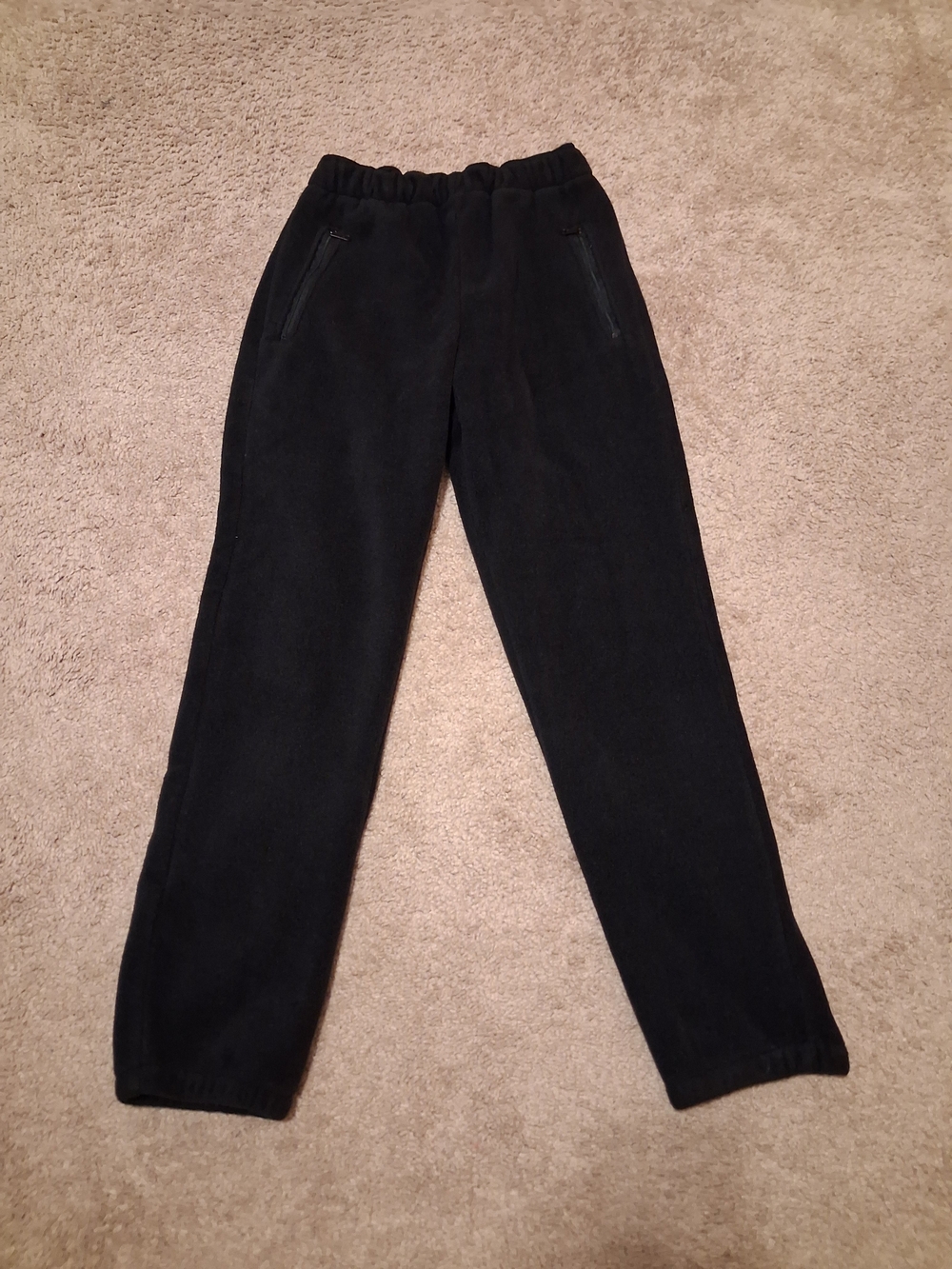 Vintage L.L. Bean Black Fleece Jogger Sweatpants